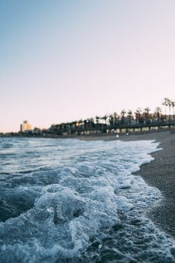 The sea of San Diego, CA beaches